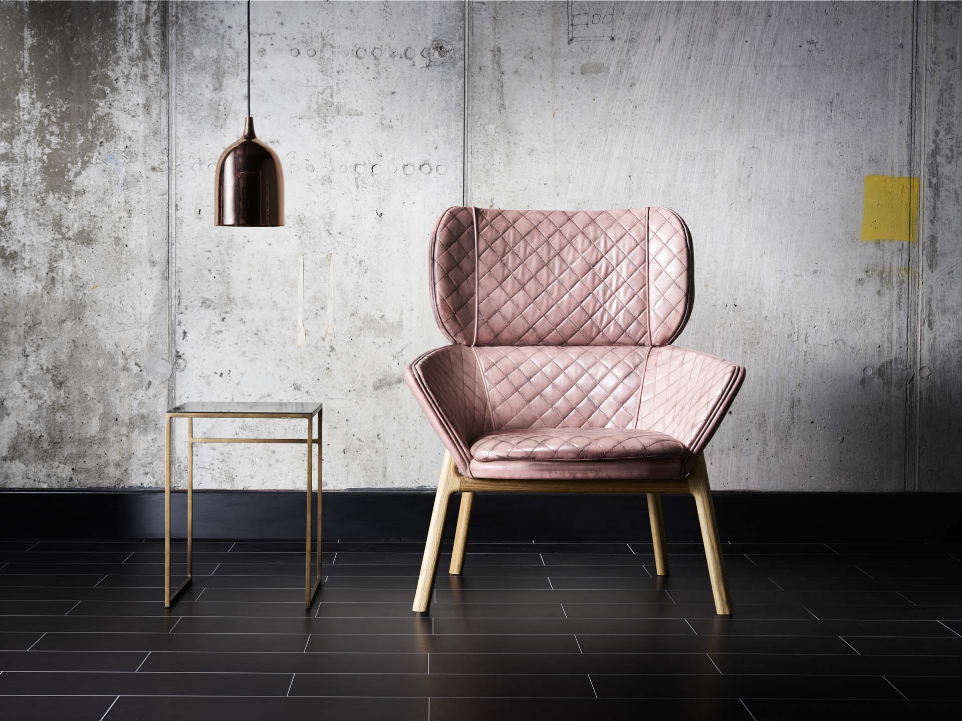 Fleming Howland fauteuil en cuir de luxe fait main