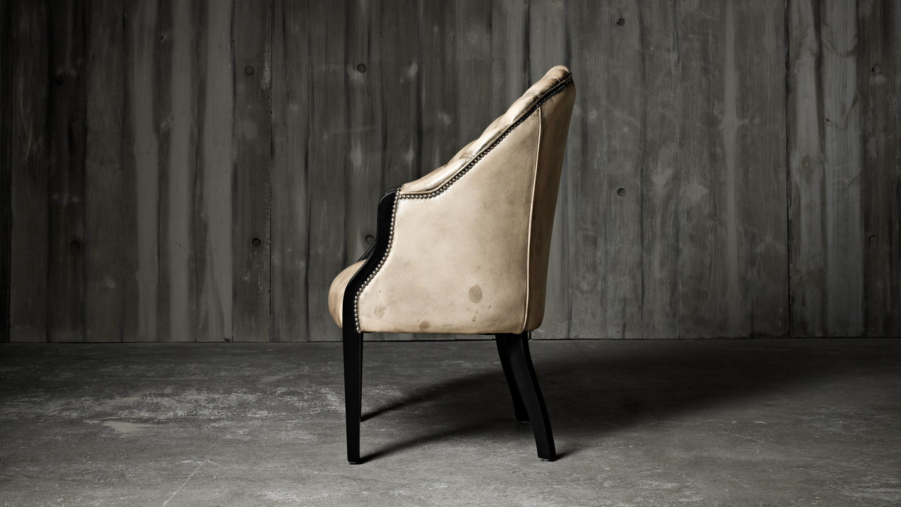 Belvedere Fauteuil en cuir Monochrome