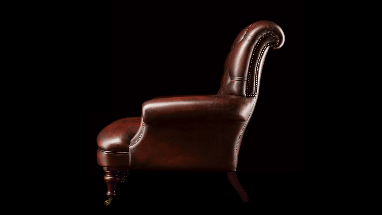 Sillón Chesterfield de piel Havelock Ellis 