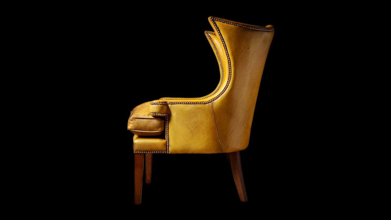 Jonathan Swift Sillón orejero dorado