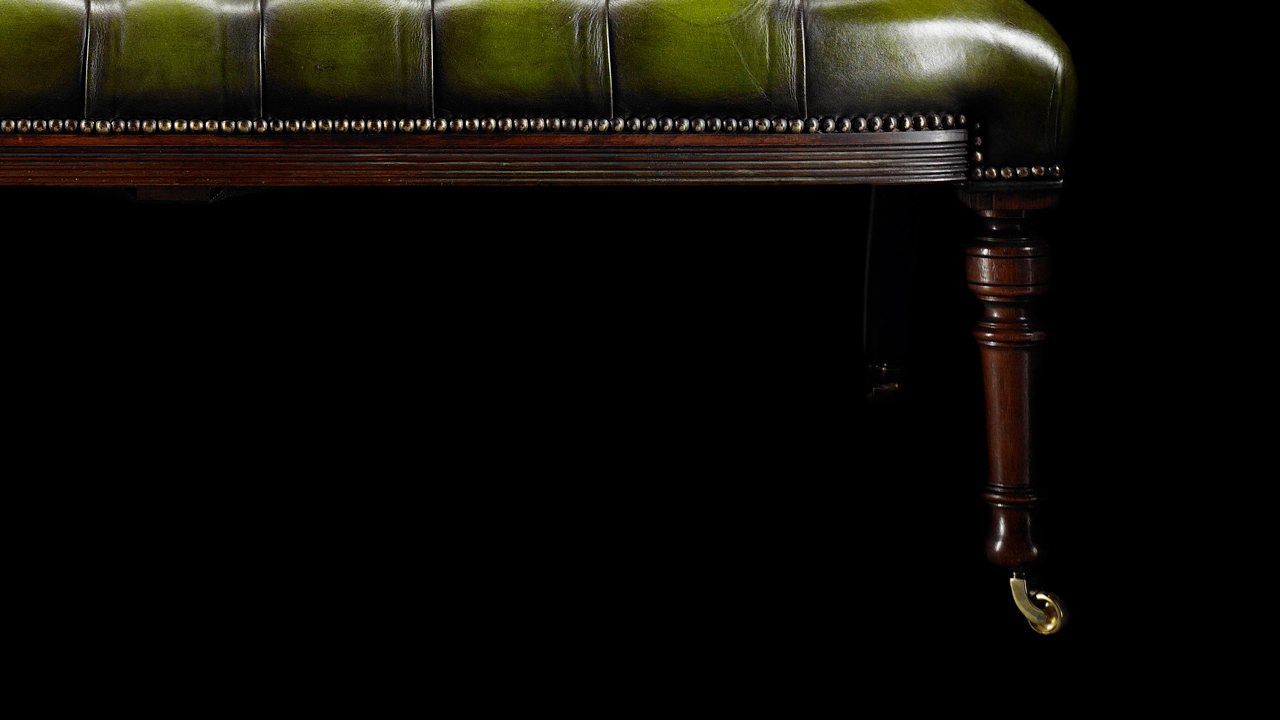 Love Seat - Chesterfield verde