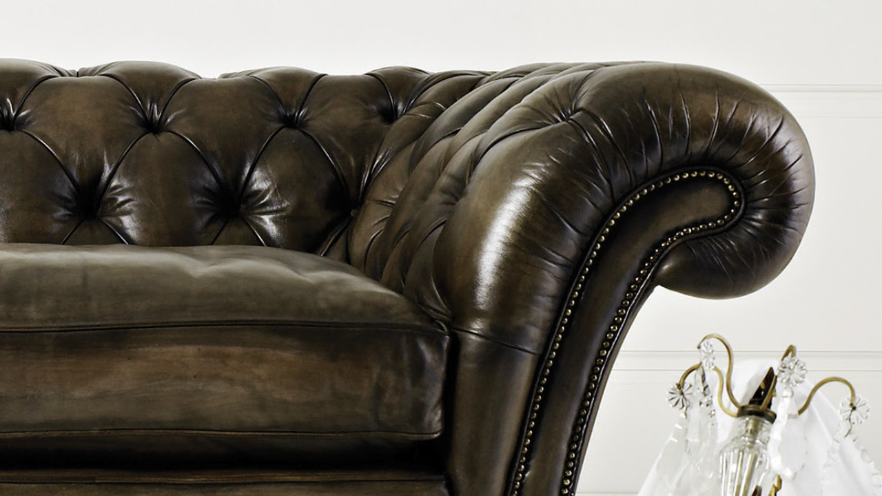 Philip Stanhope Hand Coloured Tailored Chesterfield Sofa