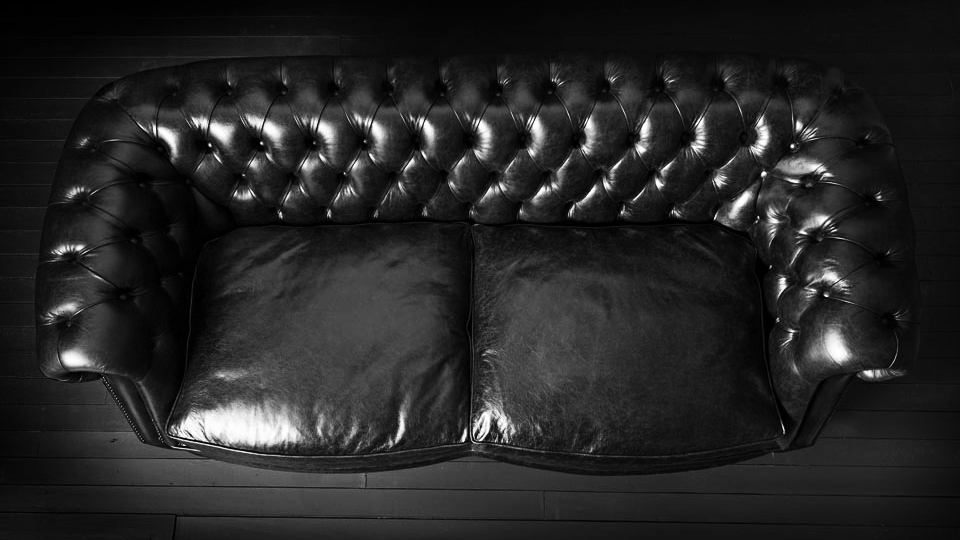 Sebastian Black Chesterfield Sofa