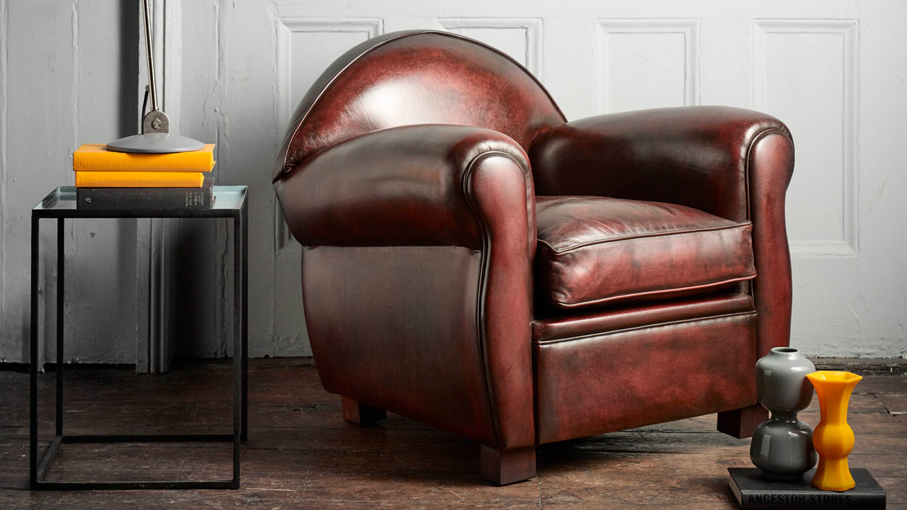 Anchor Art Deco Chair - Angled