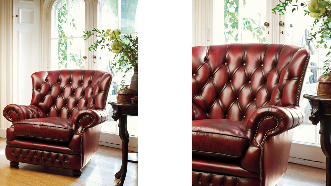 Sillón orejero Chesterfield Howland