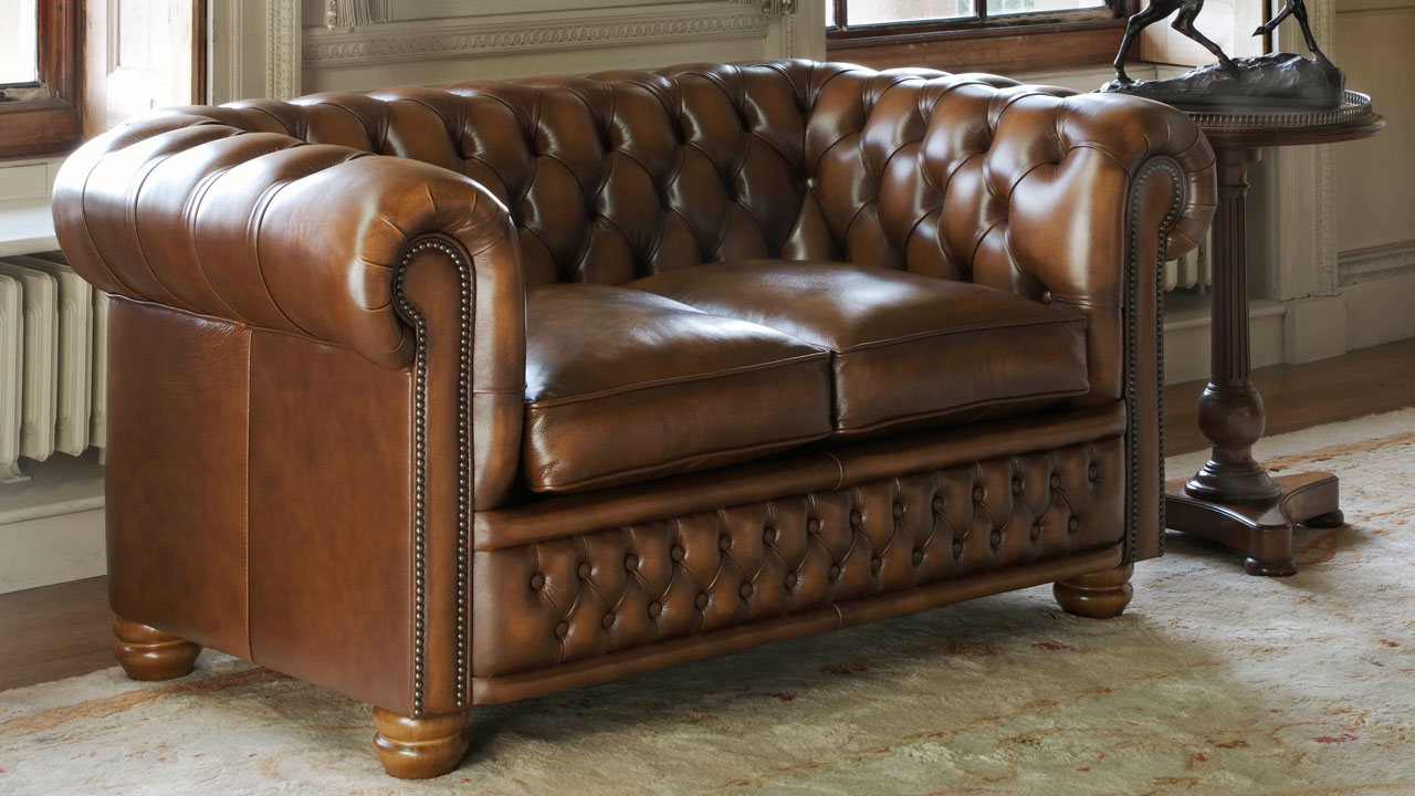 stamford leather chesterfield sofa