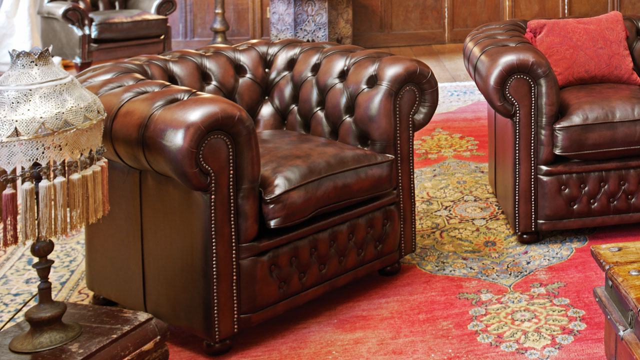 stamford leather chesterfield Chair