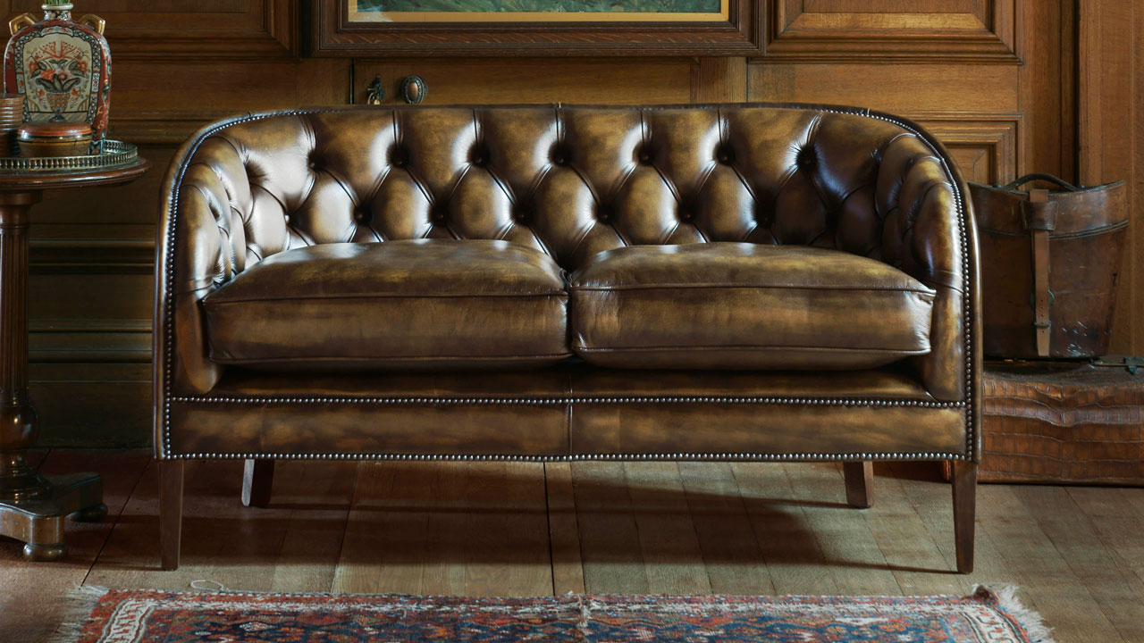 Sofá Chesterfield Tobial de piel
