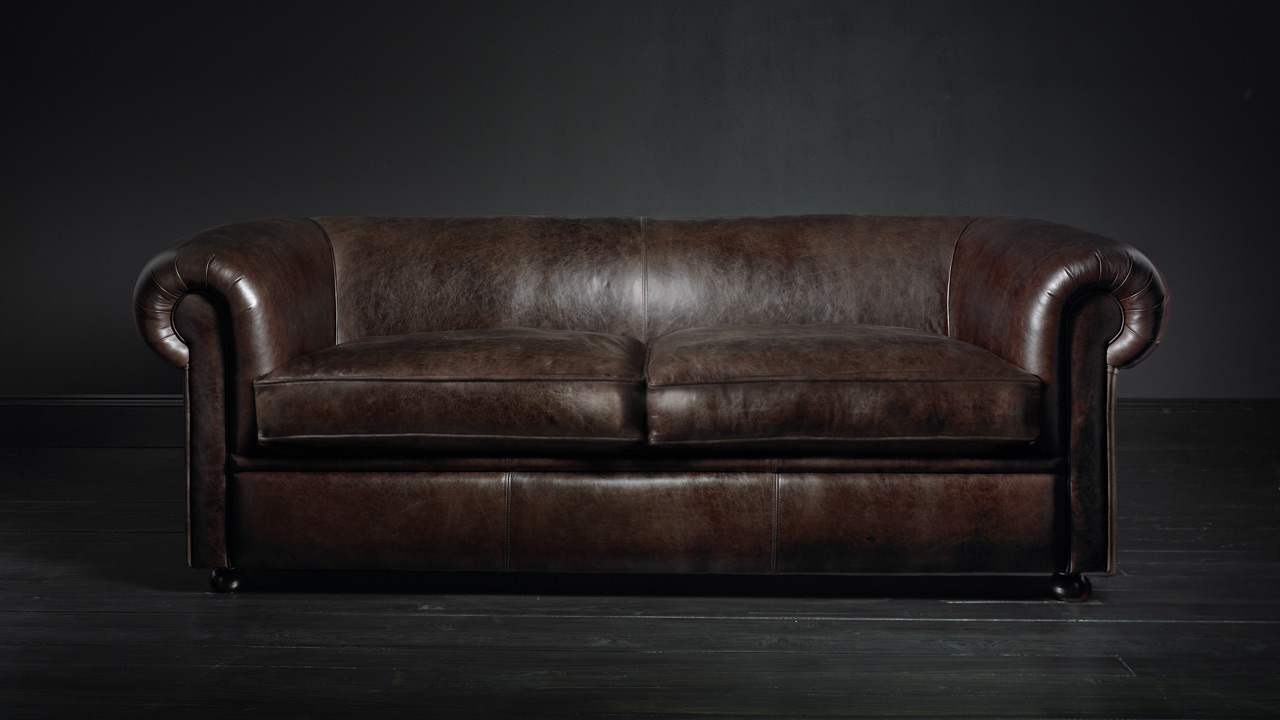 Manhattan maßgeschneidertes Ledersofa