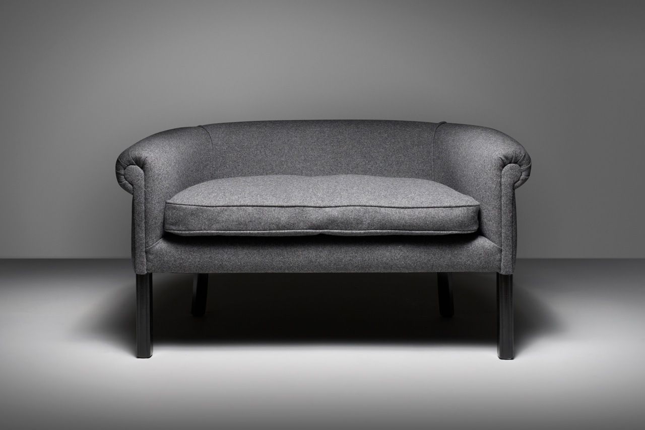 Victoria Grey Wool Sofa