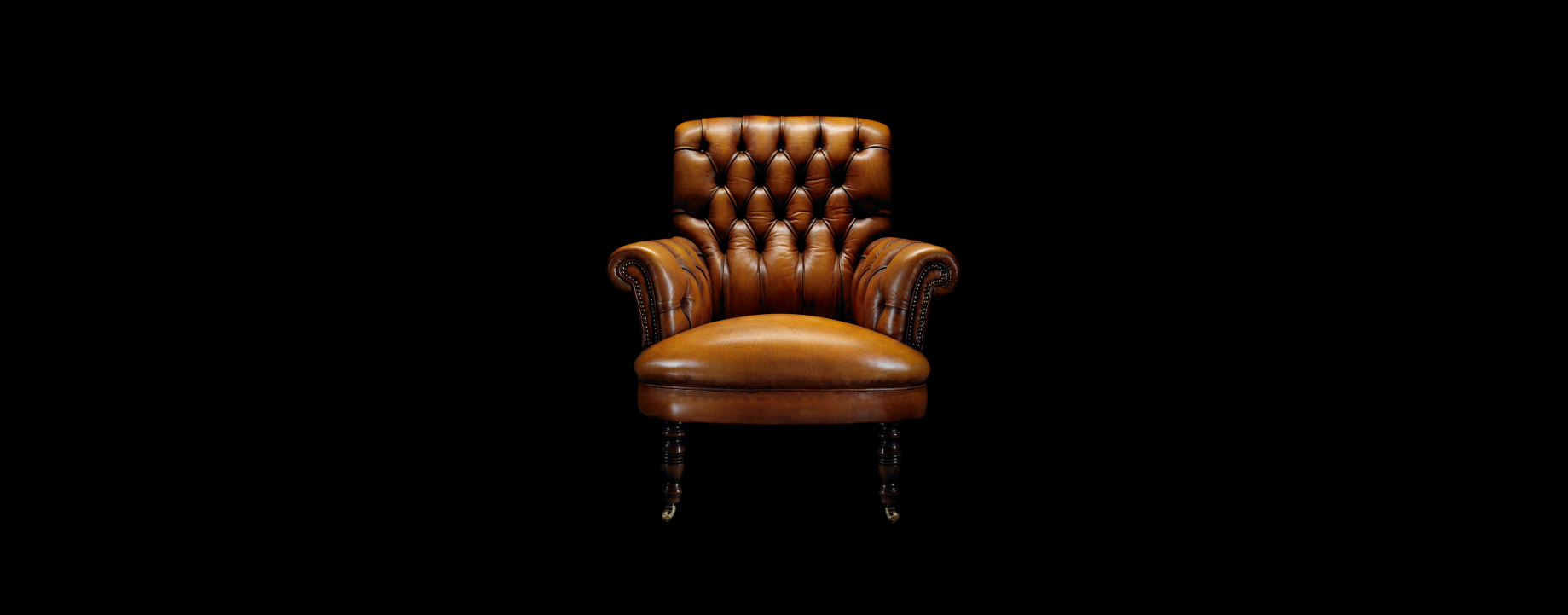 David Hume Chesterfield-Sessel mit Knopfheftung, der raffinierte Handwerkskunst präsentiert